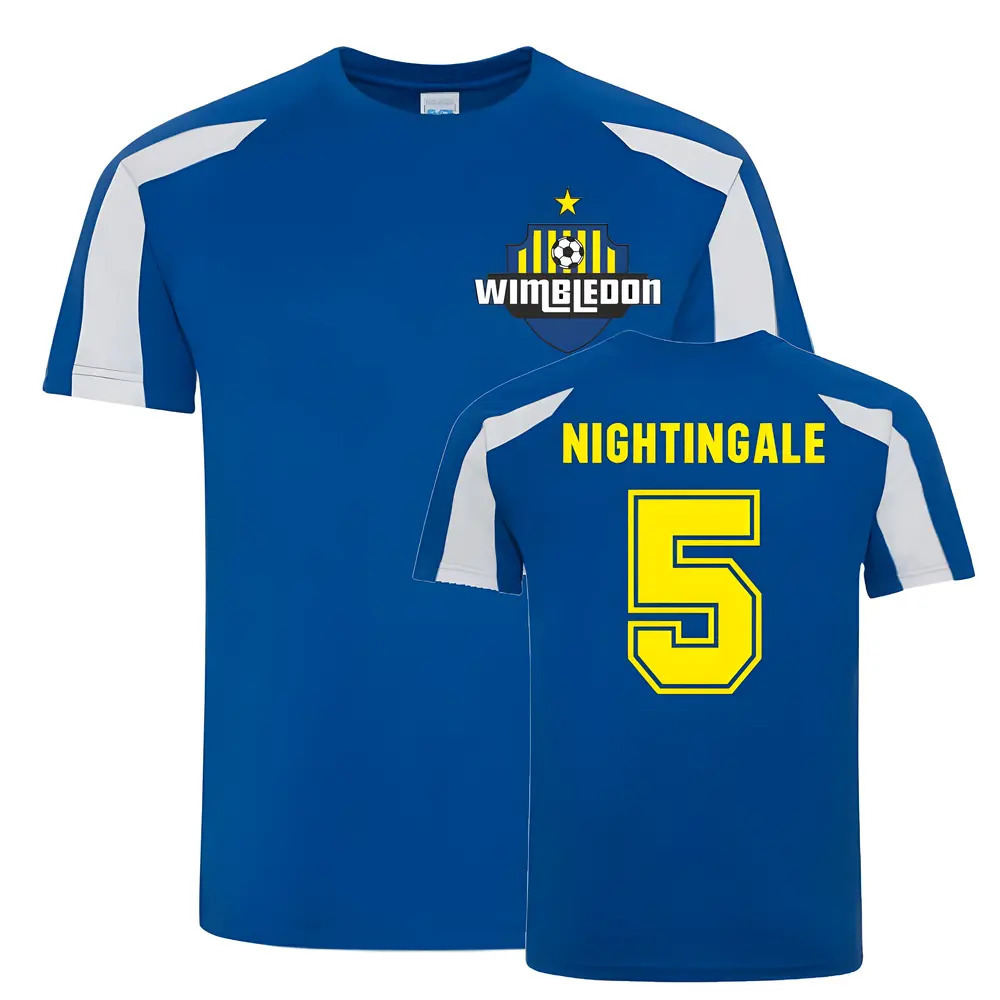 Will Nightingale Wimbledon Sports Training Jersey (Blue) Polyester Uksoccershop Men's Blue Extra Small
