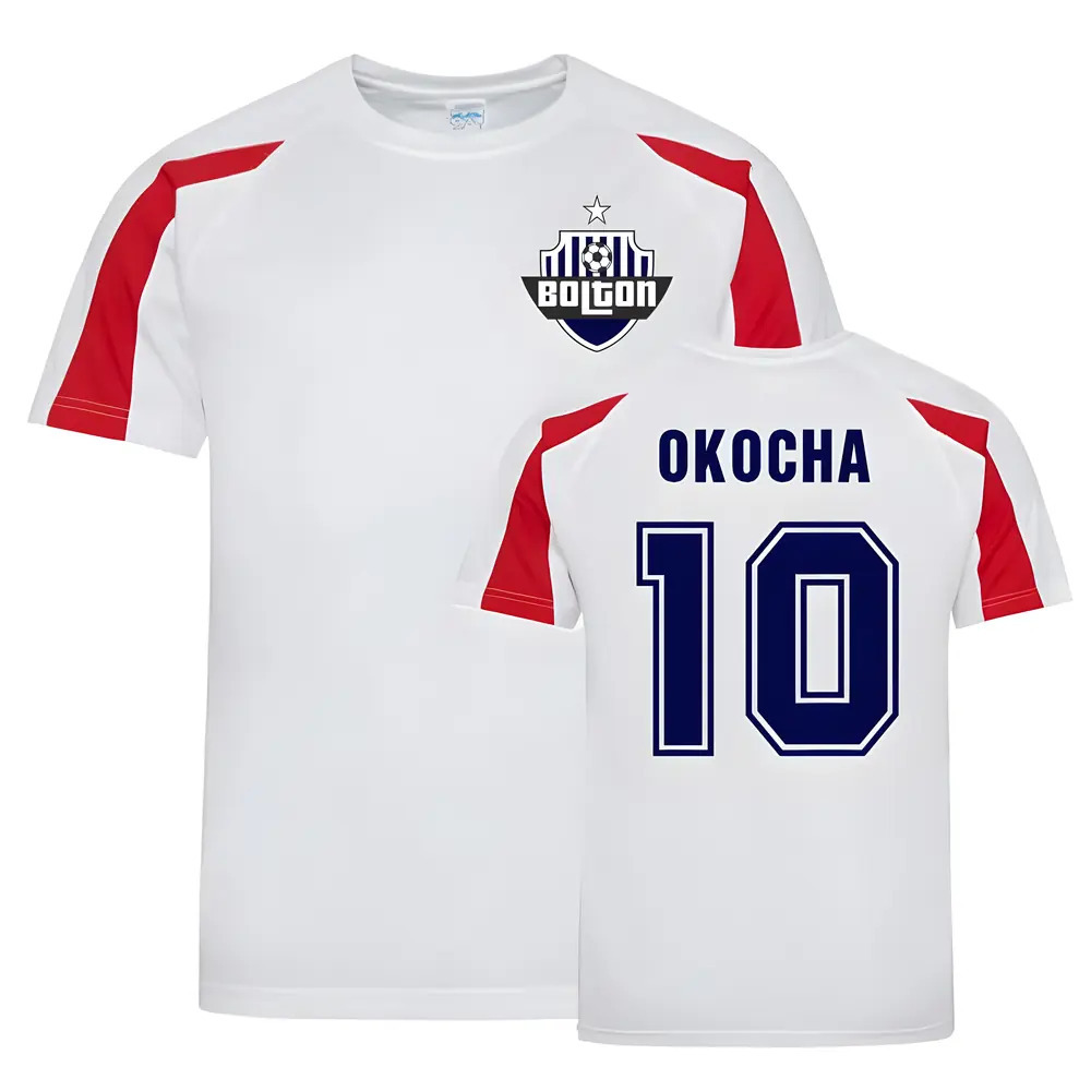 Click to view product details and reviews for Jay Jay Okocha Bolton Sports Training Jersey White.