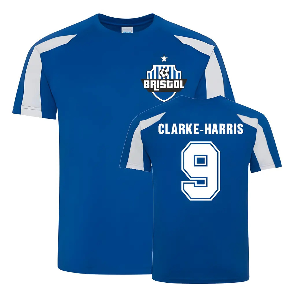 Jodson Clarke-Harris Bristol Rovers Sports Training Jersey (Blue) Polyester Uksoccershop Men's Blue Small