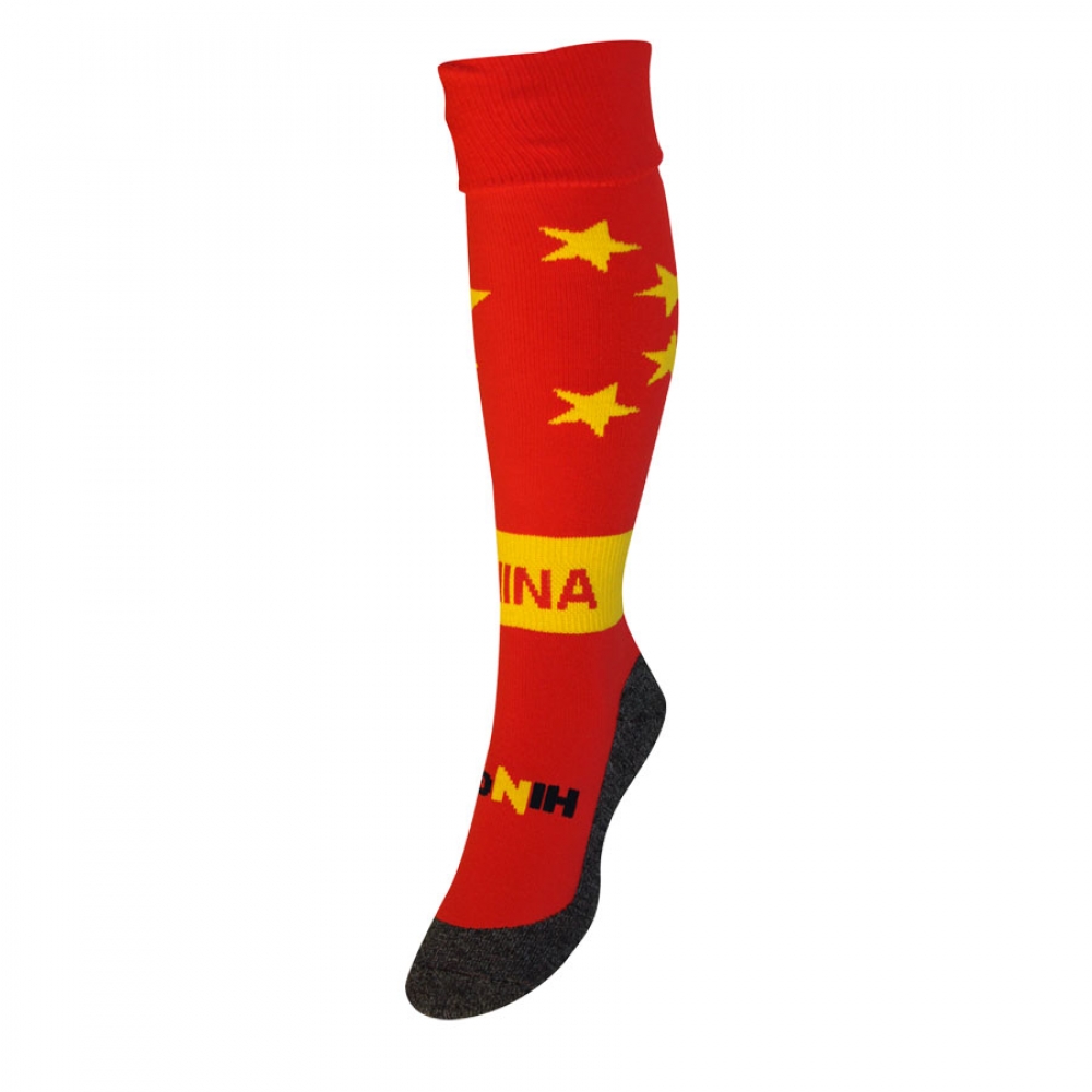 Click to view product details and reviews for China Country Hingly Socks Red.