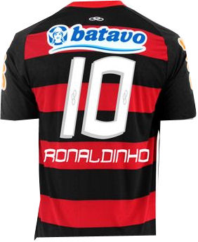Brasilien Neu Rio de Janeiro Flamengo Fan Trikot Ronaldinho Gr.L/XL