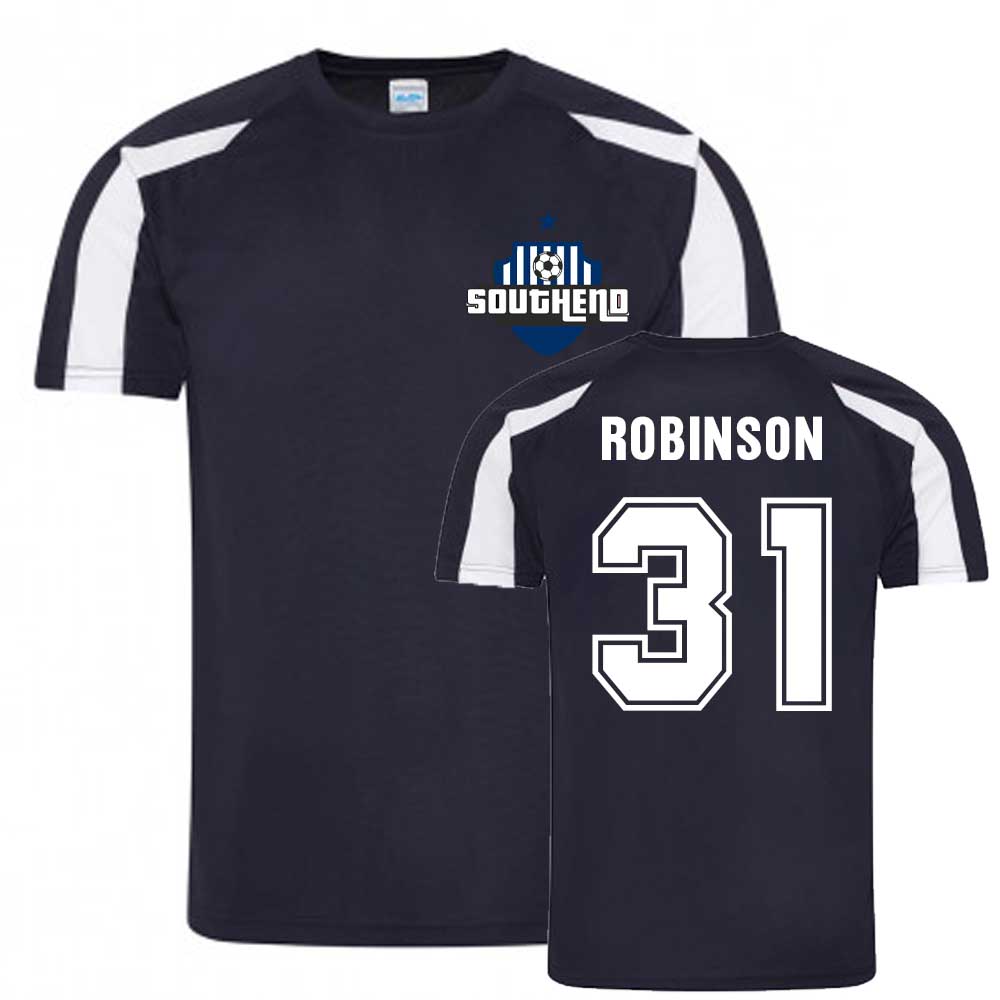 Click to view product details and reviews for Theo Robinson Southend Sports Training Jersey Navy.