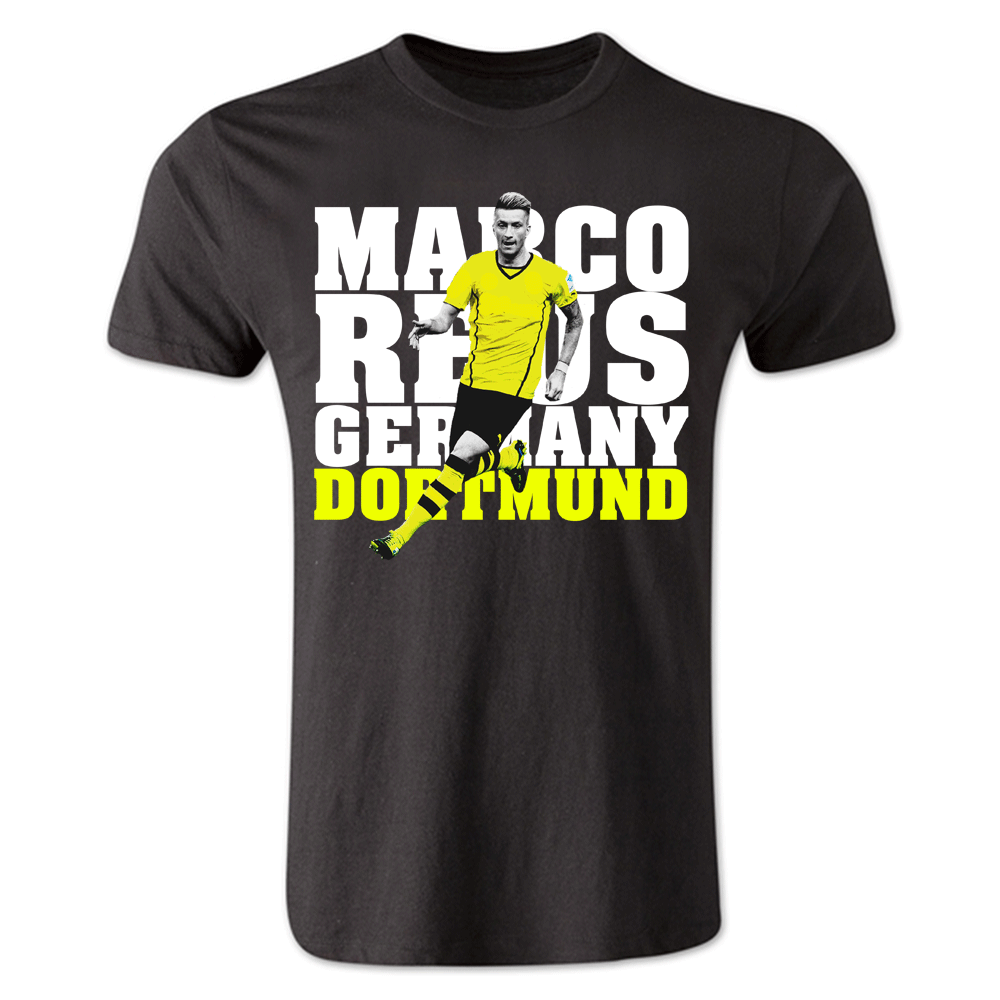 Click to view product details and reviews for Marco Reus Dortmund Player T Shirt Black.