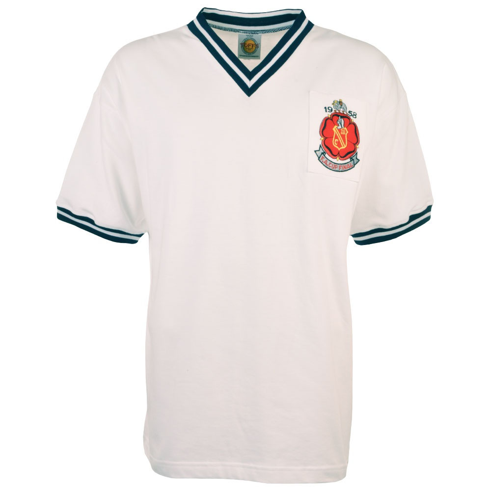 Bolton 1958 FA Cup Final Retro Football Shirt [TOFFS1033
