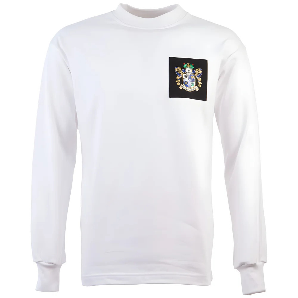 Bury 1960S Retro Football Shirt Polyester Made By: Toffs Men's White 4XL