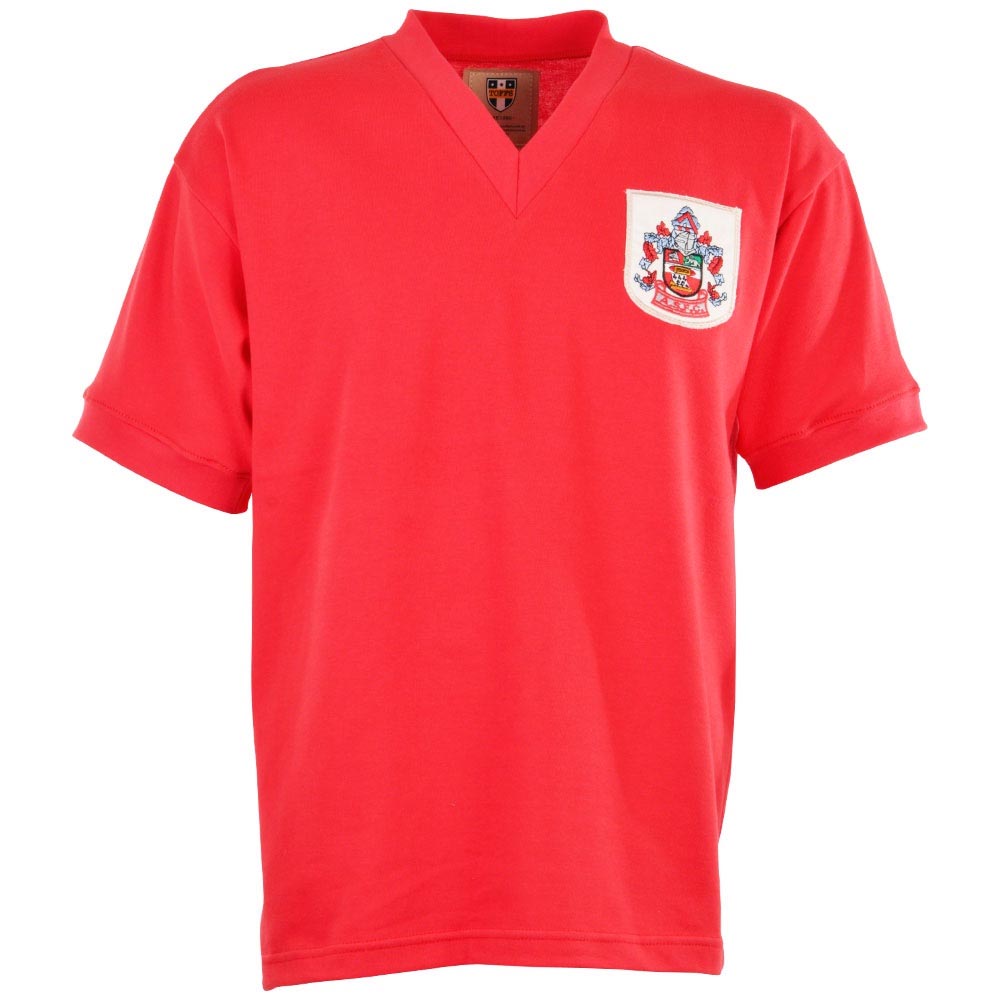 Click to view product details and reviews for Accrington Stanley 1950 1960s Retro Football Shirt.