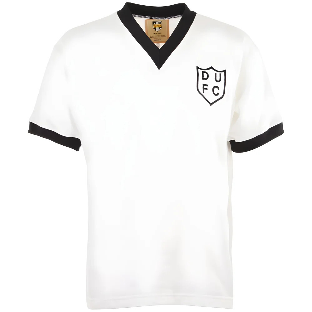 Dundee United 1960S Retro Football Shirt Polyester Made By: Toffs Men's White 5XL