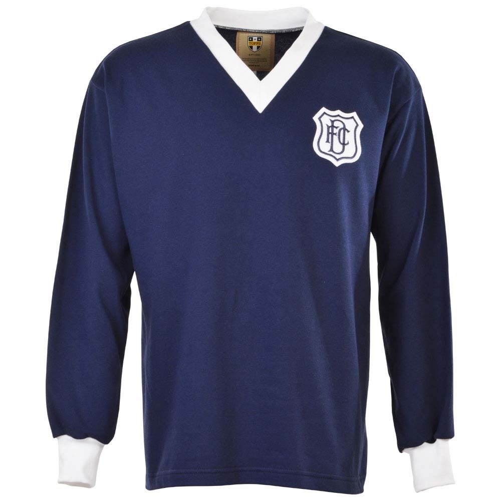 Dundee 1960S Retro Football Shirt Polyester Made By: Toffs Men's Navy 5XL