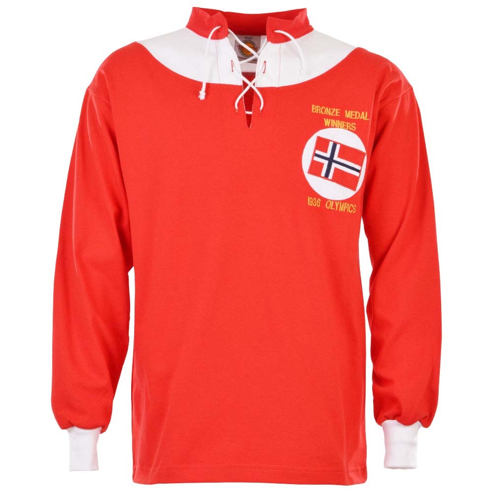 Click to view product details and reviews for Norway 1936 Retro Football Shirt.