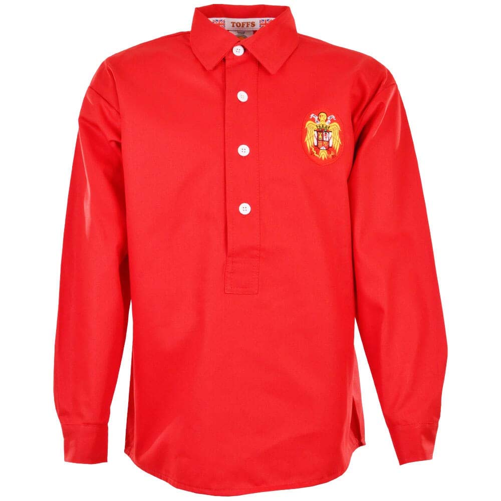 retro spain football shirt