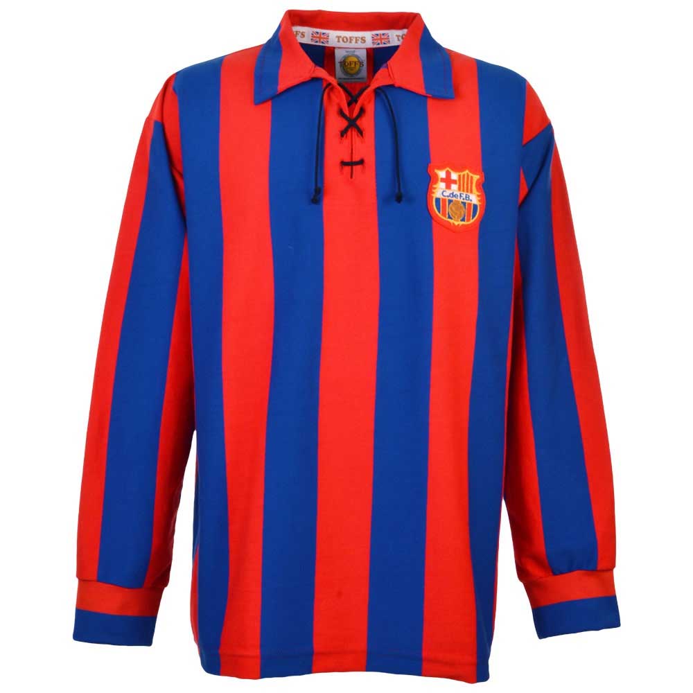 Click to view product details and reviews for Barcelona 1950s Retro Football Shirt.