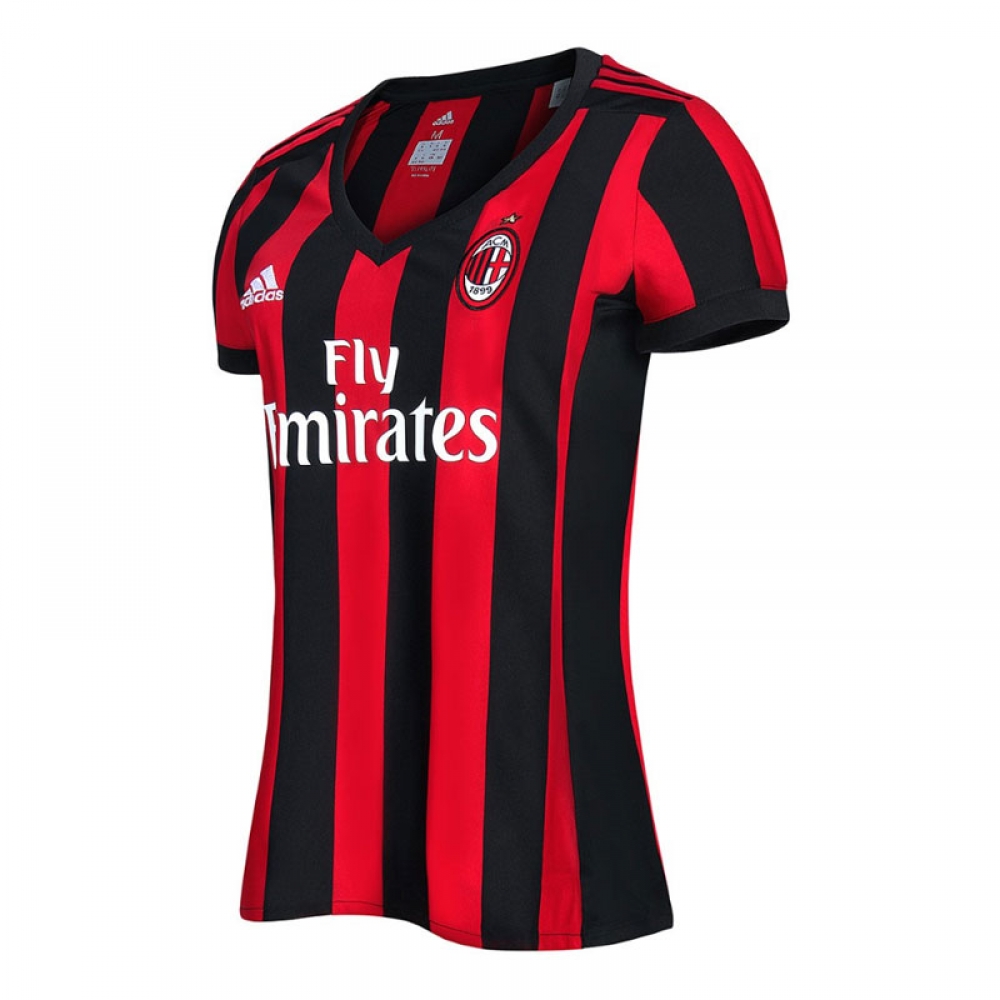 ude af drift fragment vinde 2017-2018 AC Milan Adidas Home Womens Shirt [AZ7067] - Uksoccershop