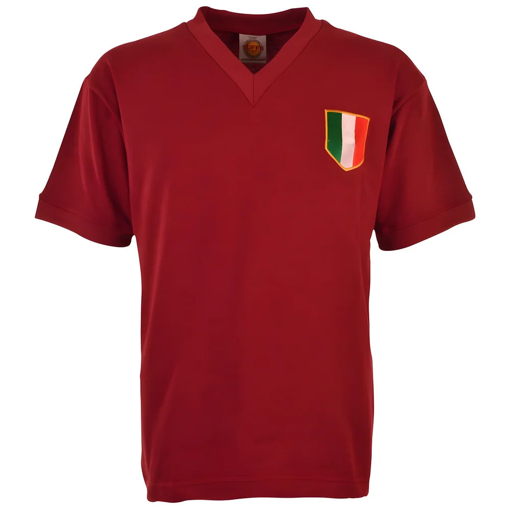 Torino 1960S Retro Football Shirt Polyester Made By: Toffs Men's Maroon Medium