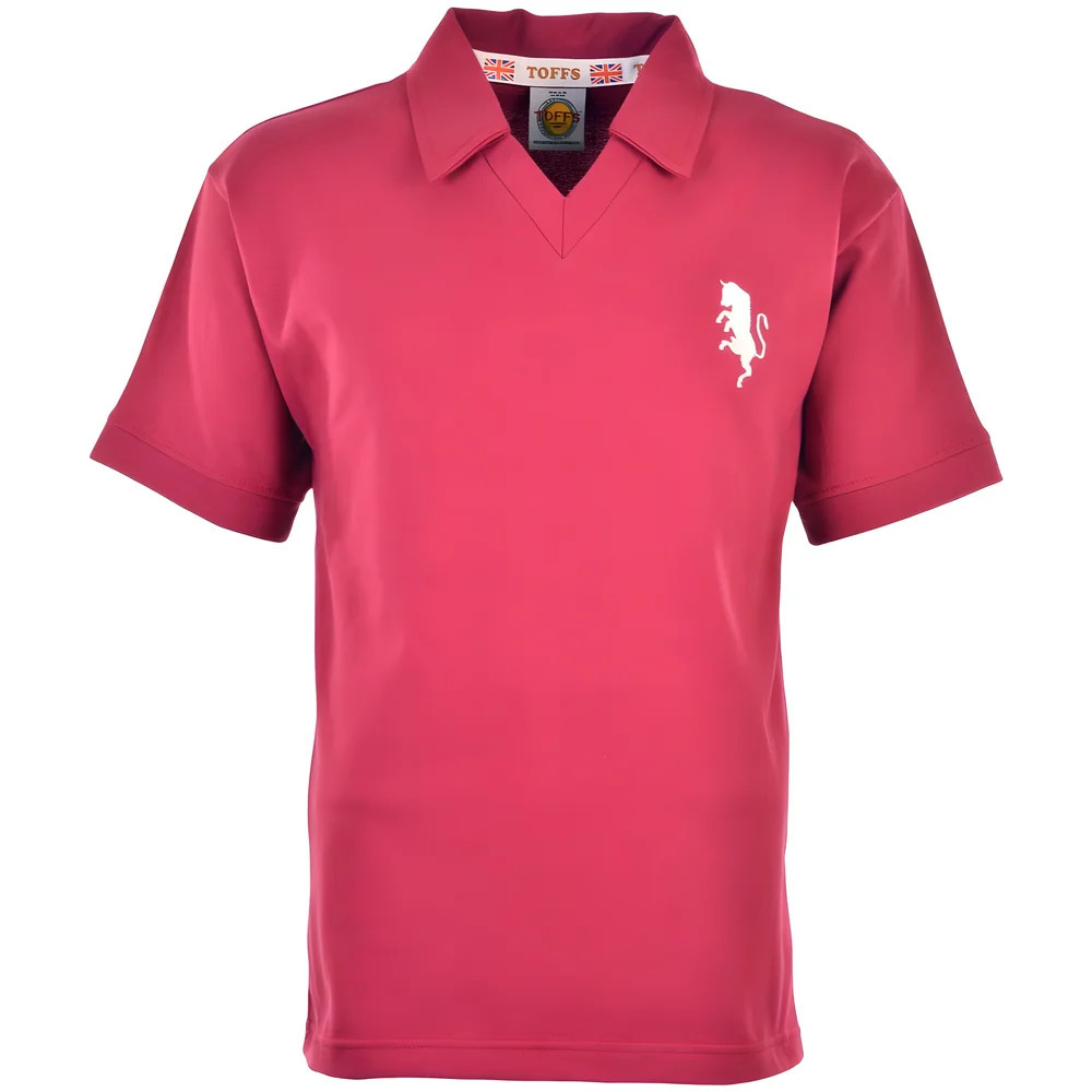 '75-'76 Torino Retro Football Shirt Polyester Made By: Toffs Men's Maroon Medium