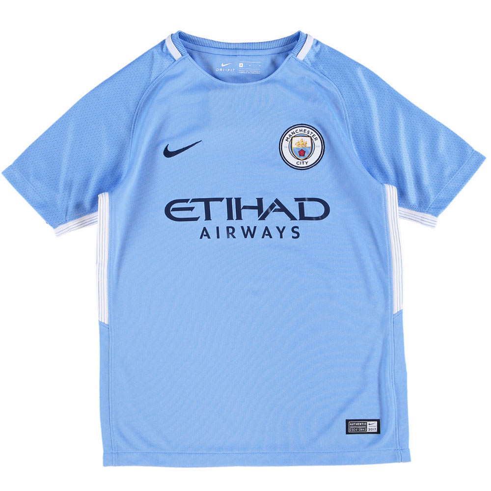 Man City Home Nike Football Shirt 