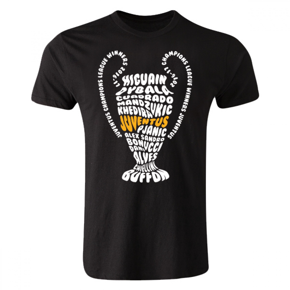Click to view product details and reviews for Juventus Champions League Trophy Winners T Shirt Black. Click to view product details and reviews for Juventus Champions League Trophy Winners T Shirt Black.