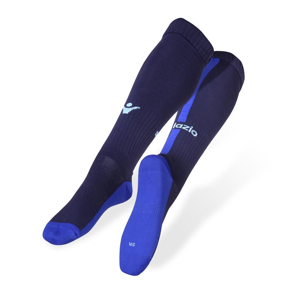 Click to view product details and reviews for 2017 2018 Lazio Third Macron Socks Navy.