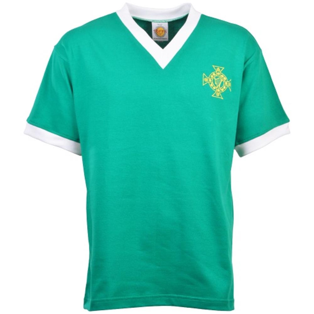 Northern Ireland 1956 Retro Football Shirt Polyester Made By: Toffs Men's Green 3XL