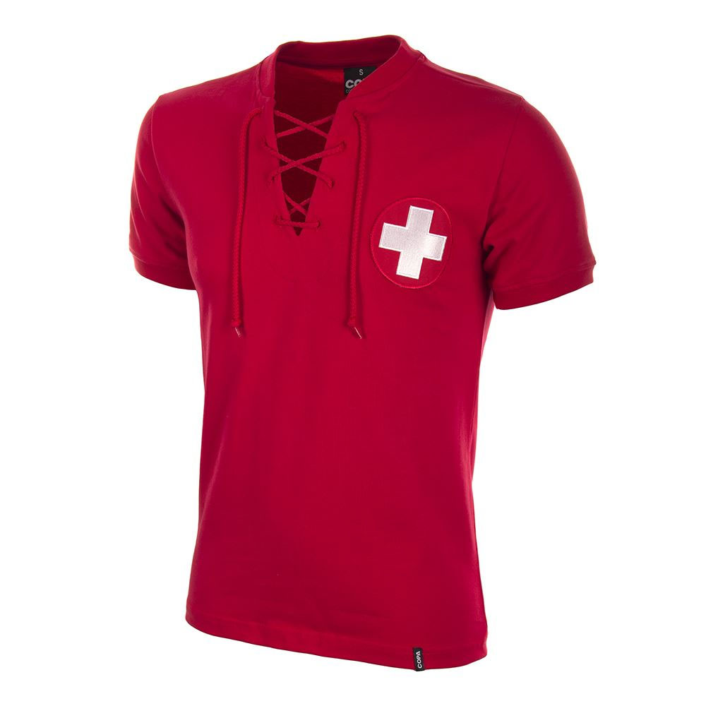 Click to view product details and reviews for Switzerland World Cup 1954 Short Sleeve Retro Football Shirt.
