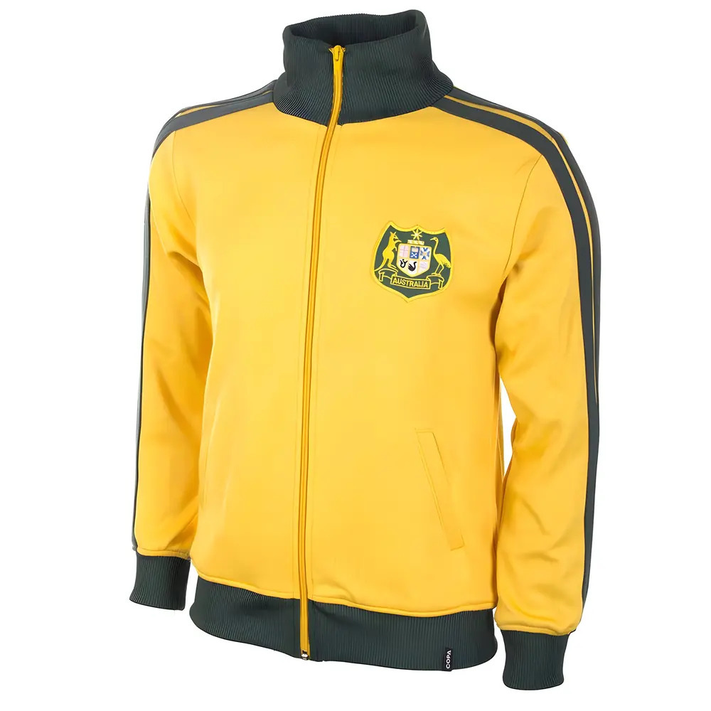 Click to view product details and reviews for Australia 1970s Retro Football Jacket. Click to view product details and reviews for Australia 1970s Retro Football Jacket.