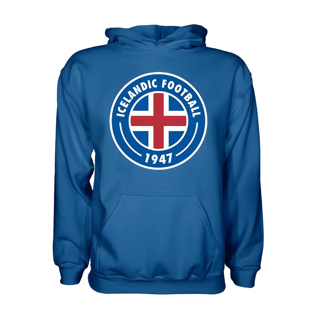 Iceland Core Hoody (Blue) Polyester Uksoccershop Men's Blue Extra Large