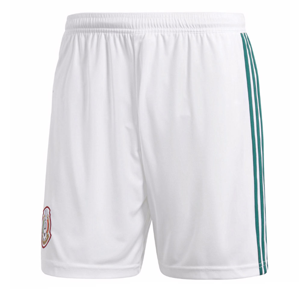 white adidas football shorts