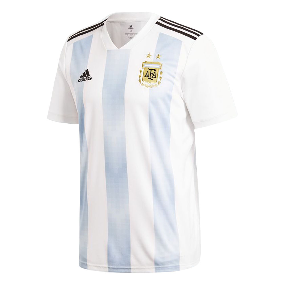 2018-2019 Argentina Home Adidas Football Shirt Adidas Camouf