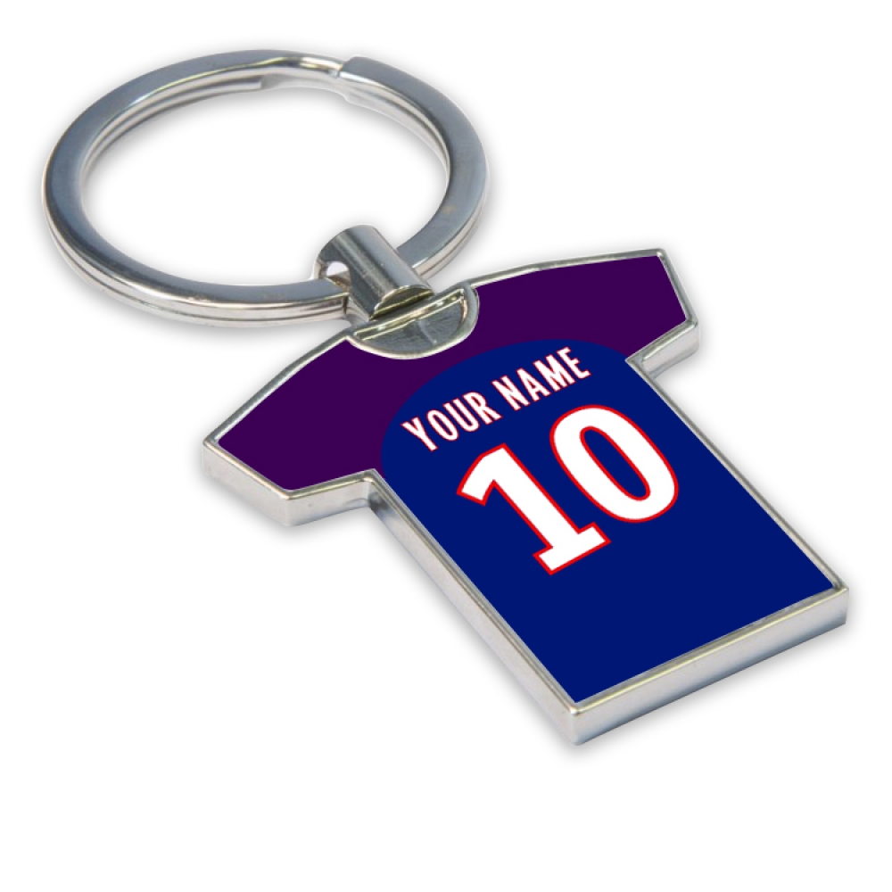 Click to view product details and reviews for Personalised Psg Football Shirt Key Ring.