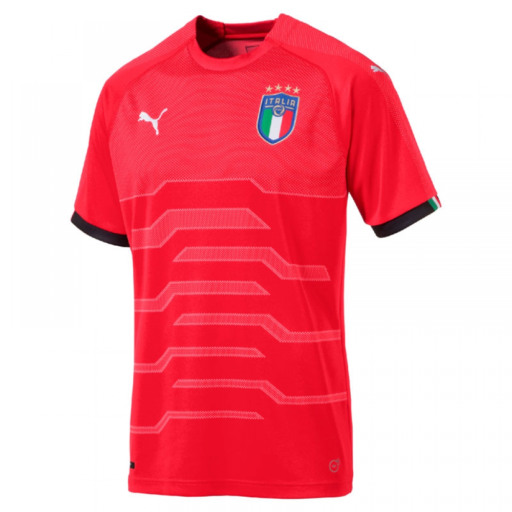 Italy Away Puma Goalkeeper Shirt (Red 