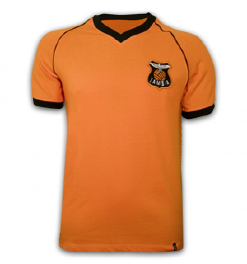 Click to view product details and reviews for Zambia 1980s Short Sleeve Retro Shirt 100 Cotton.