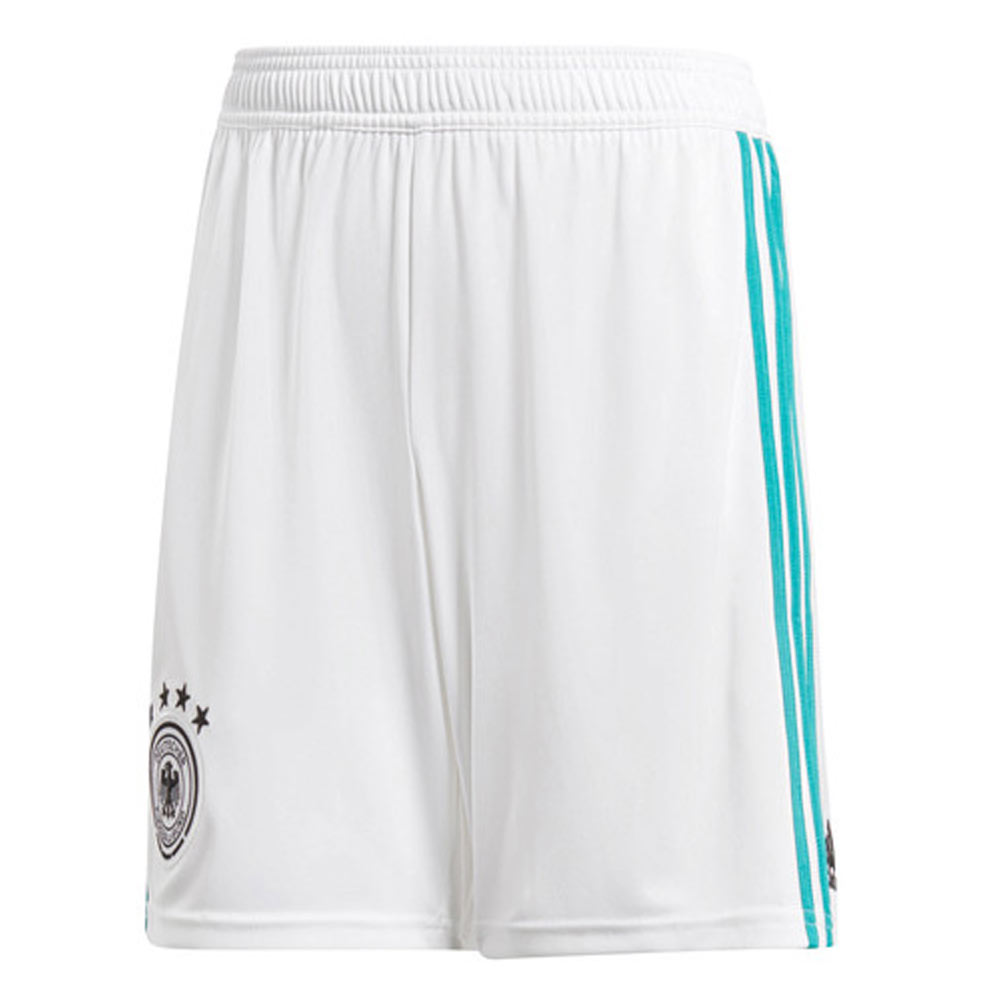 white adidas football shorts