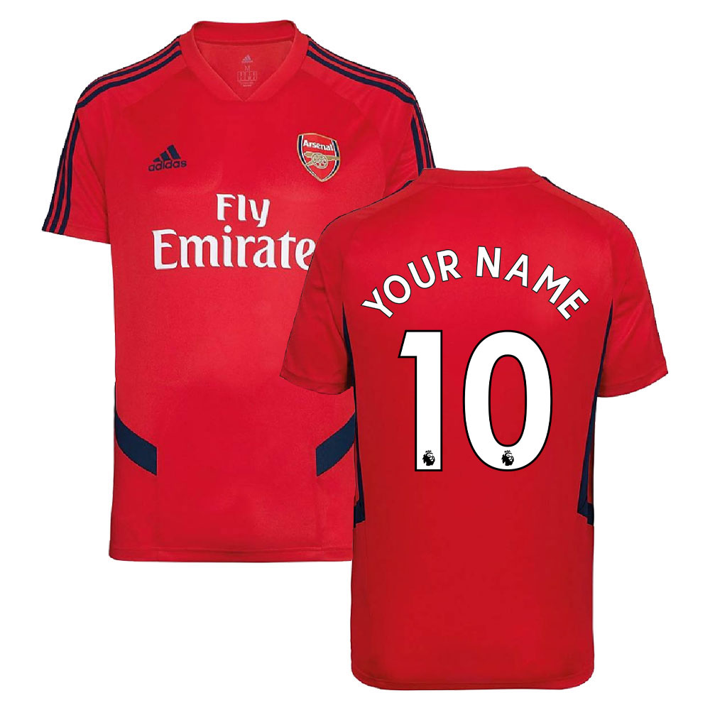 Click to view product details and reviews for 2019 2020 Arsenal Adidas Training Shirt Red Your Name.