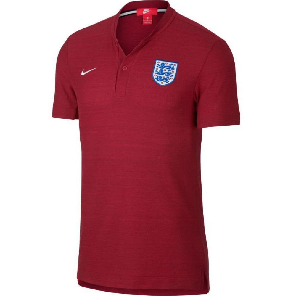 2018 2019 England Nike Authentic Franchise Grand Slam Polo Shirt Red