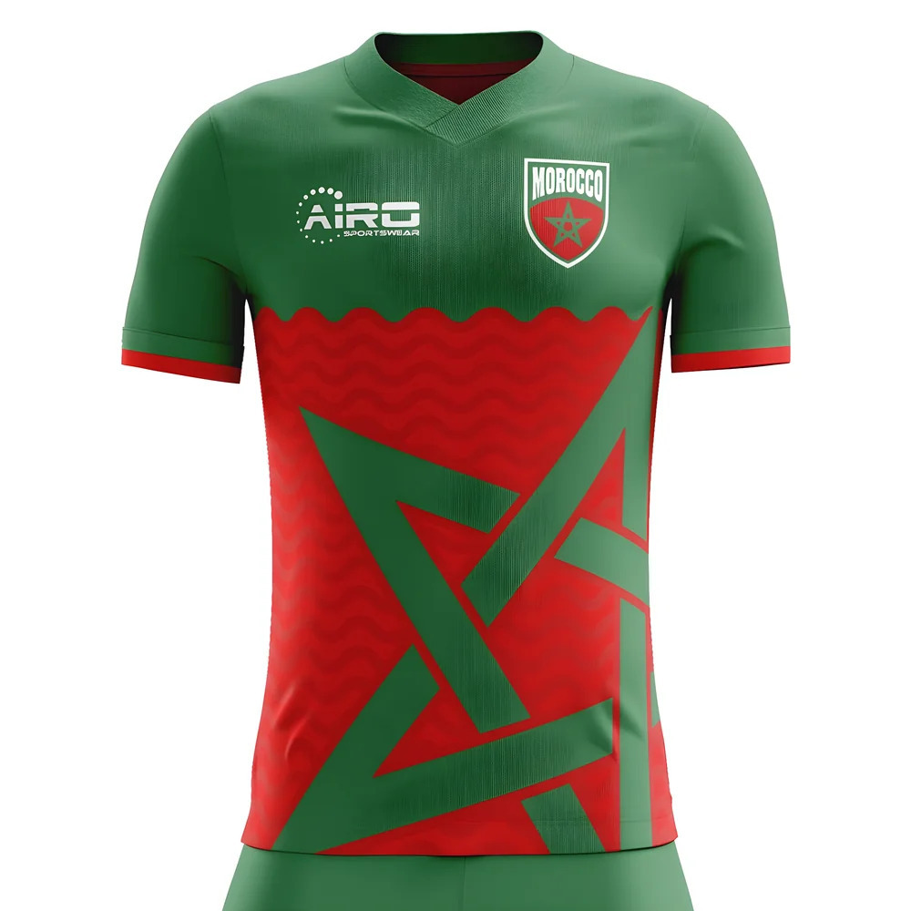 Red and green football kit Clearance