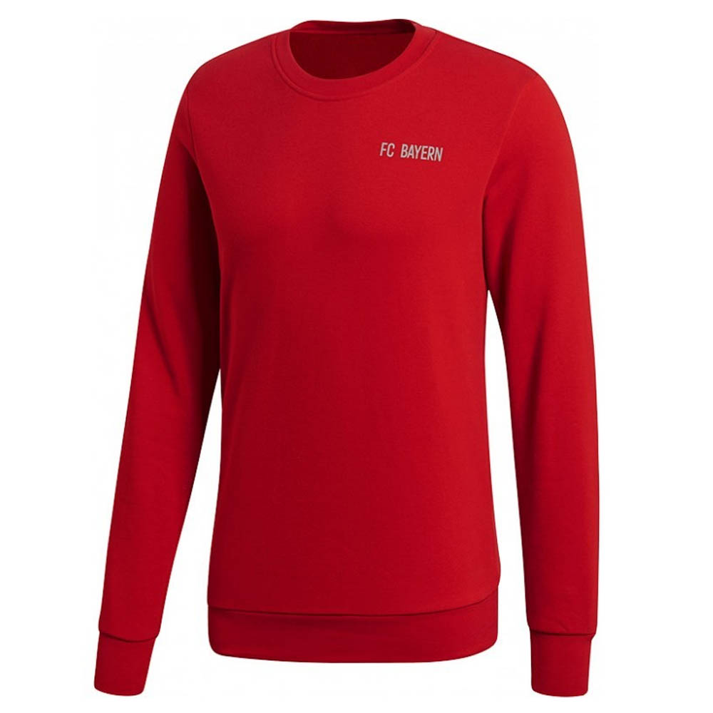 Click to view product details and reviews for 2018 2019 Bayern Munich Adidas Lifestyle Sweat Top Red.