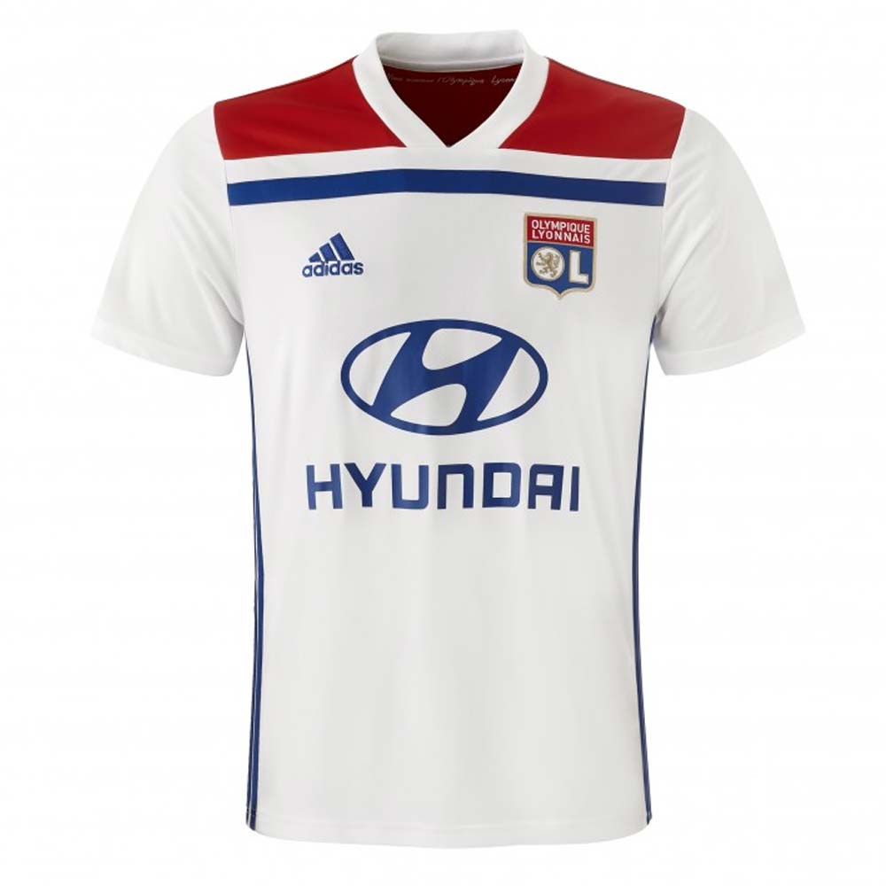 2018 2019 Olympique Lyon Adidas Home Football Shirt (Kids adidas Olympique Lyon Men's Replica Away Jersey, Men, Trikot