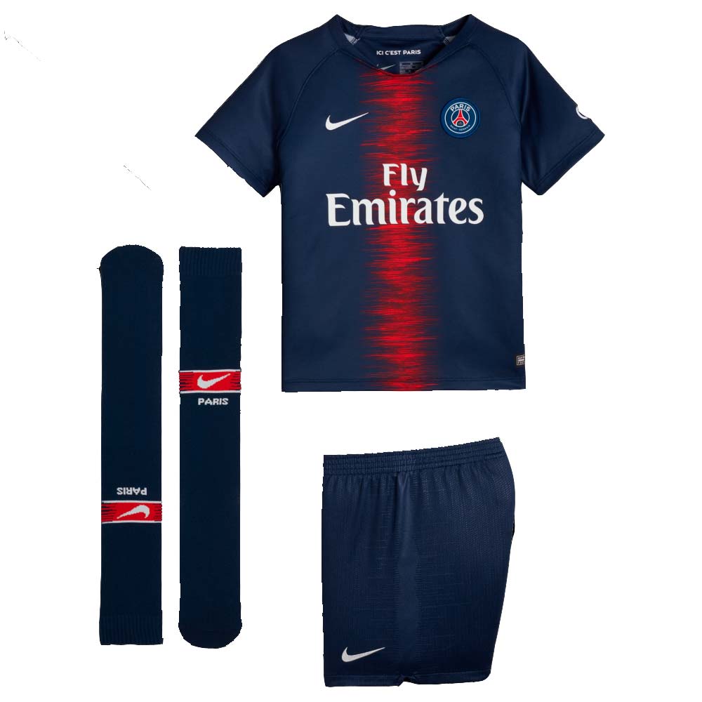 PSG Home Nike Little Boys Mini Kit 