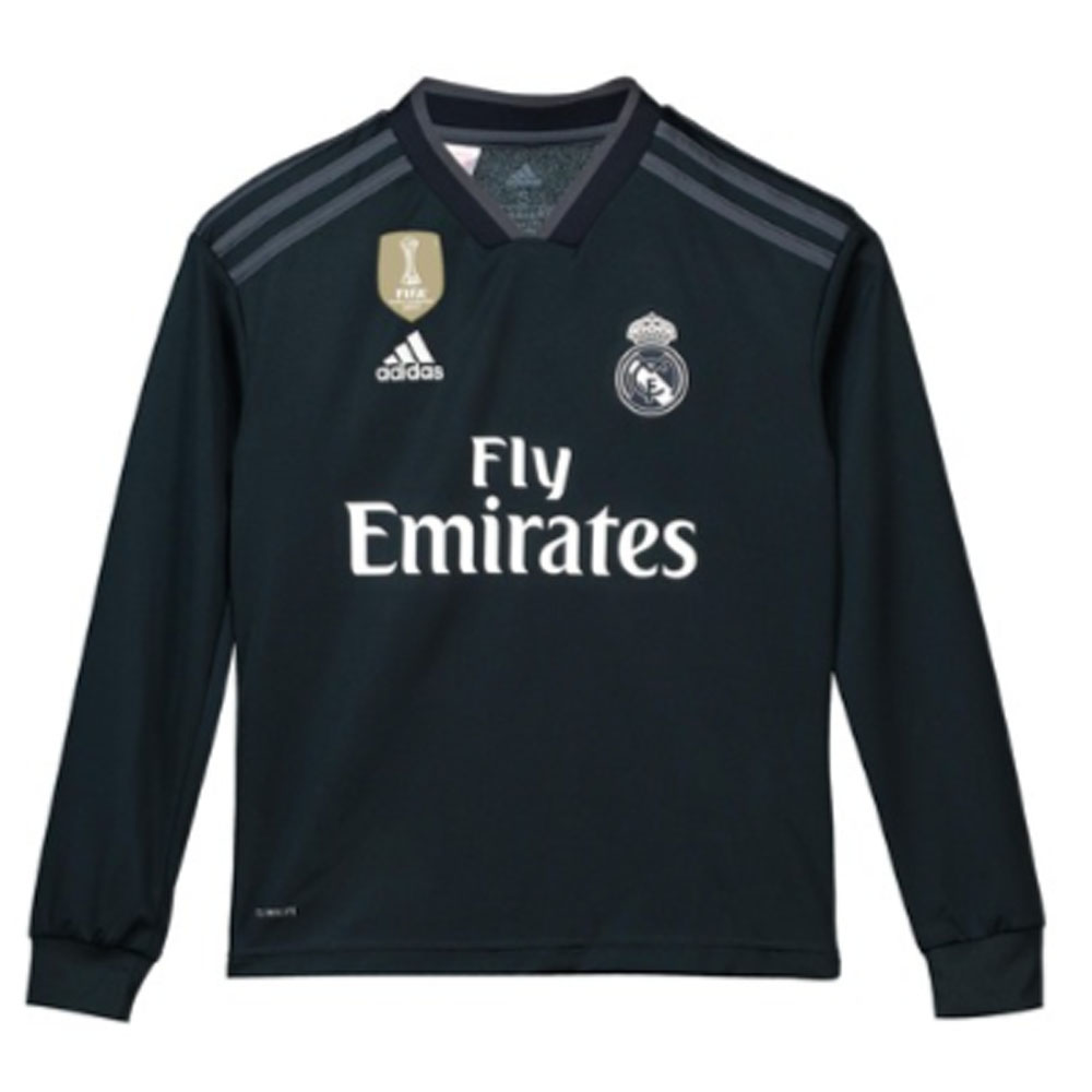 real madrid away kit long sleeve