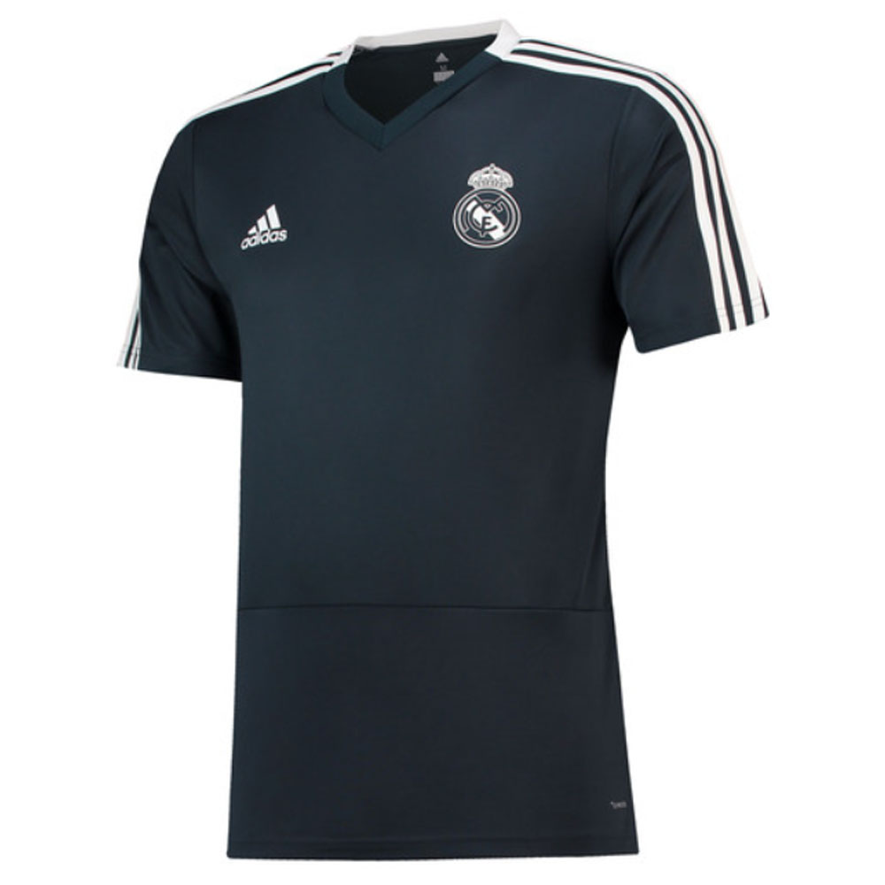 Click to view product details and reviews for 2018 2019 Real Madrid Adidas Training Shirt Dark Grey.