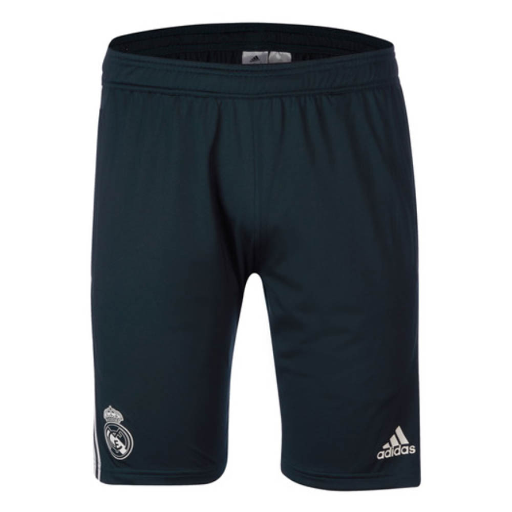 Click to view product details and reviews for 2018 2019 Real Madrid Adidas Training Shorts Dark Grey Kids.