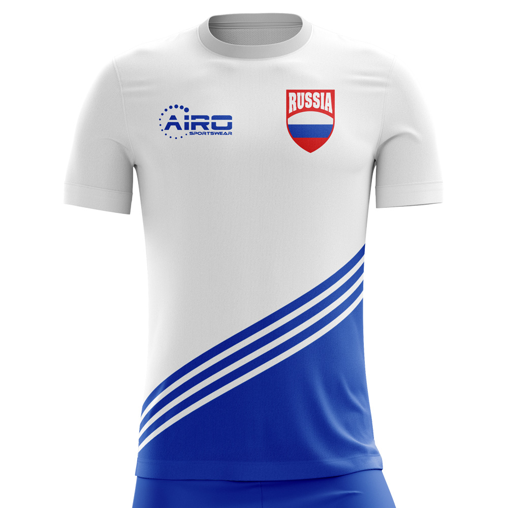 '25-'26 Russia Away Concept Football Shirt Polyester Made By: Airo Sportswear Men's White 4XL