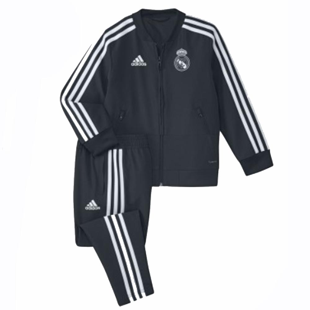adidas dark grey tracksuit