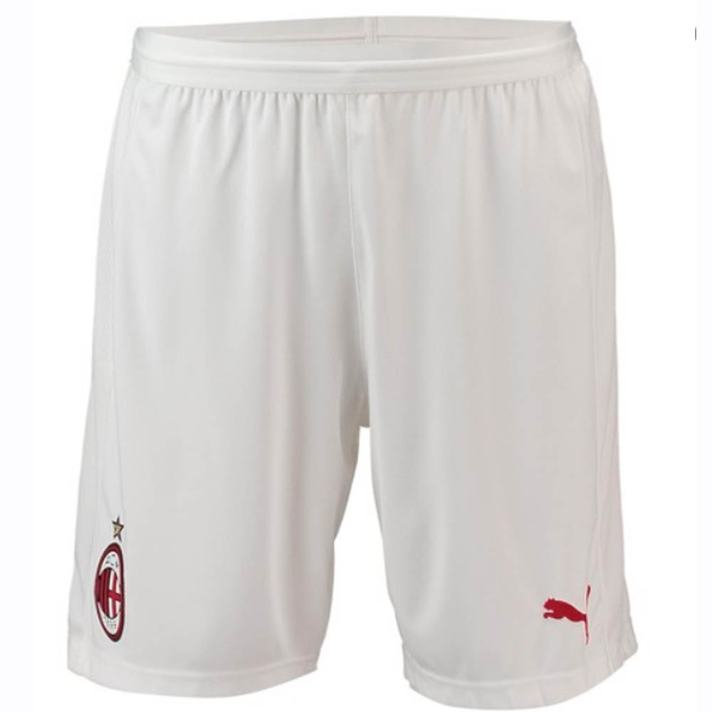 Click to view product details and reviews for 2018 2019 Ac Milan Puma Home Shorts White.