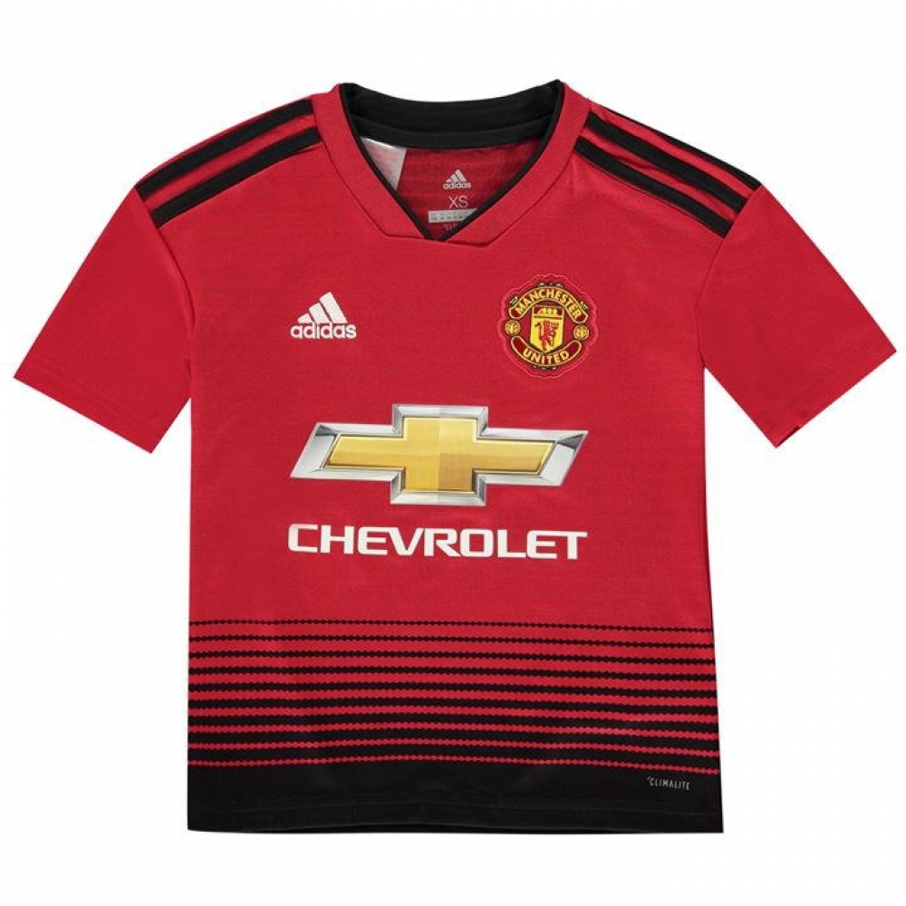 Click to view product details and reviews for 2018 2019 Man Utd Adidas Home Football Shirt Kids.