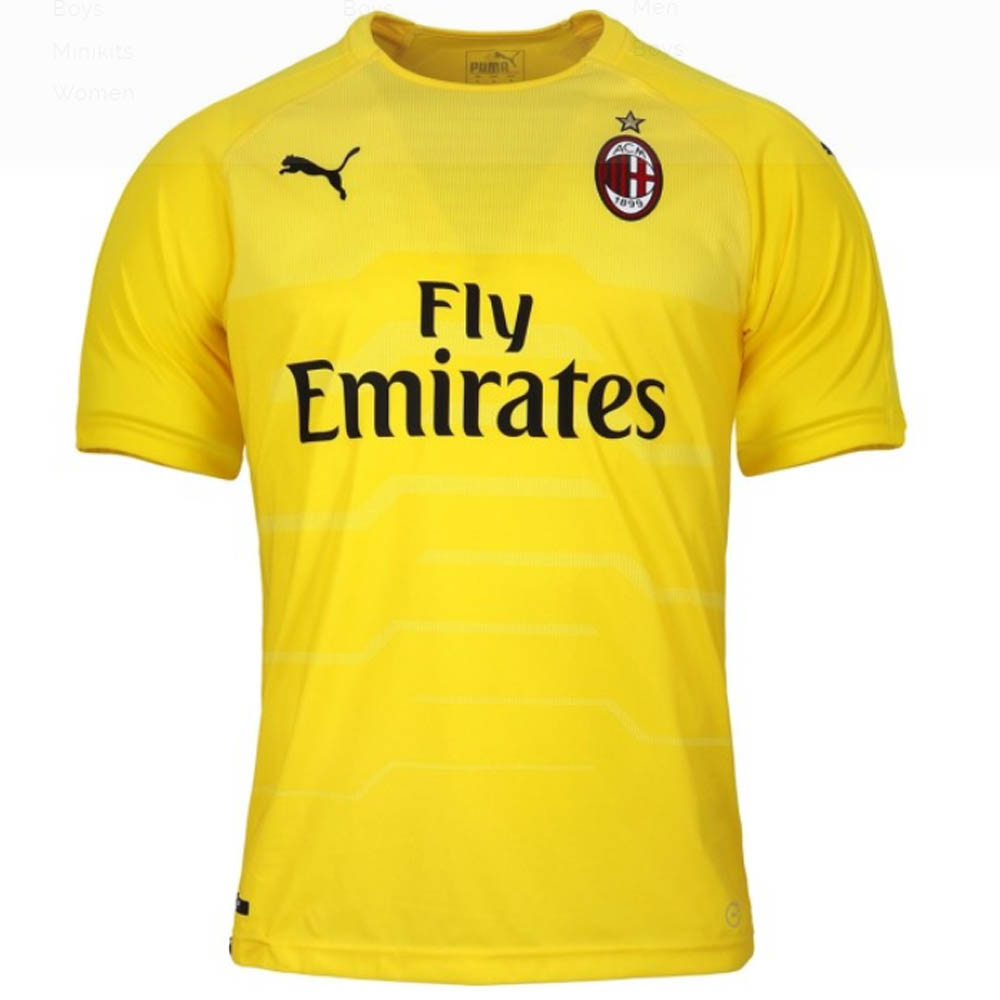 ac milan yellow jersey