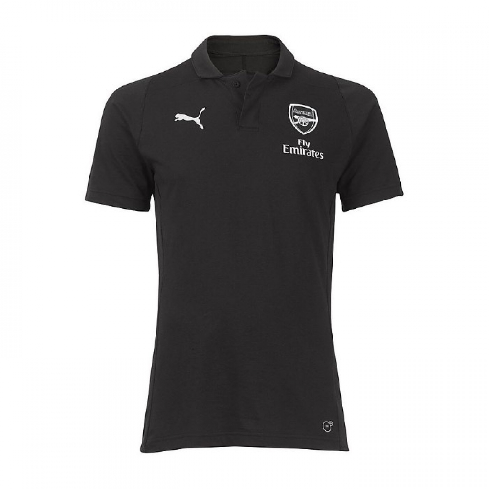 arsenal white polo shirt