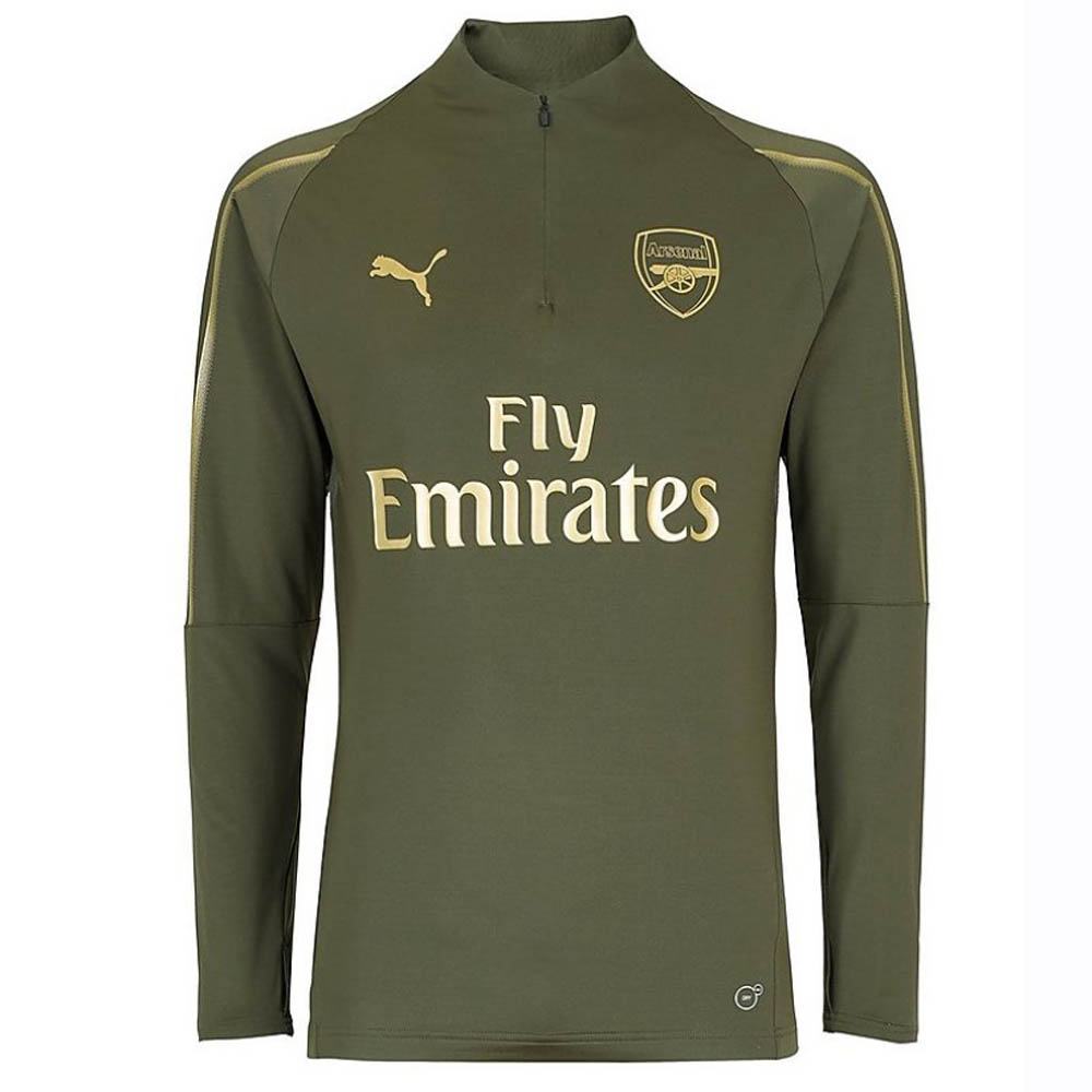 arsenal half zip