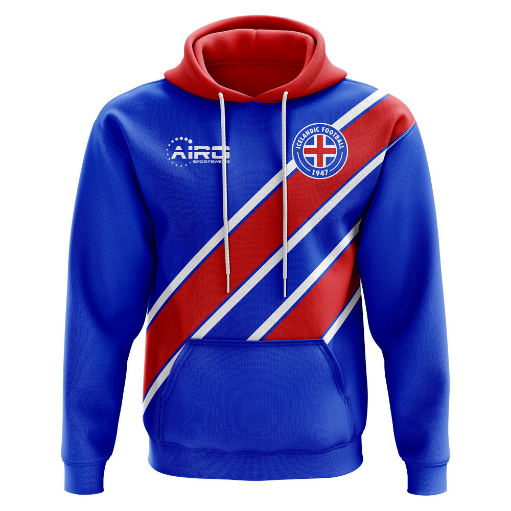 '25-'26 Iceland Home Concept Hoody Polyester Made By: Airo Sportswear Men's Blue 5XL