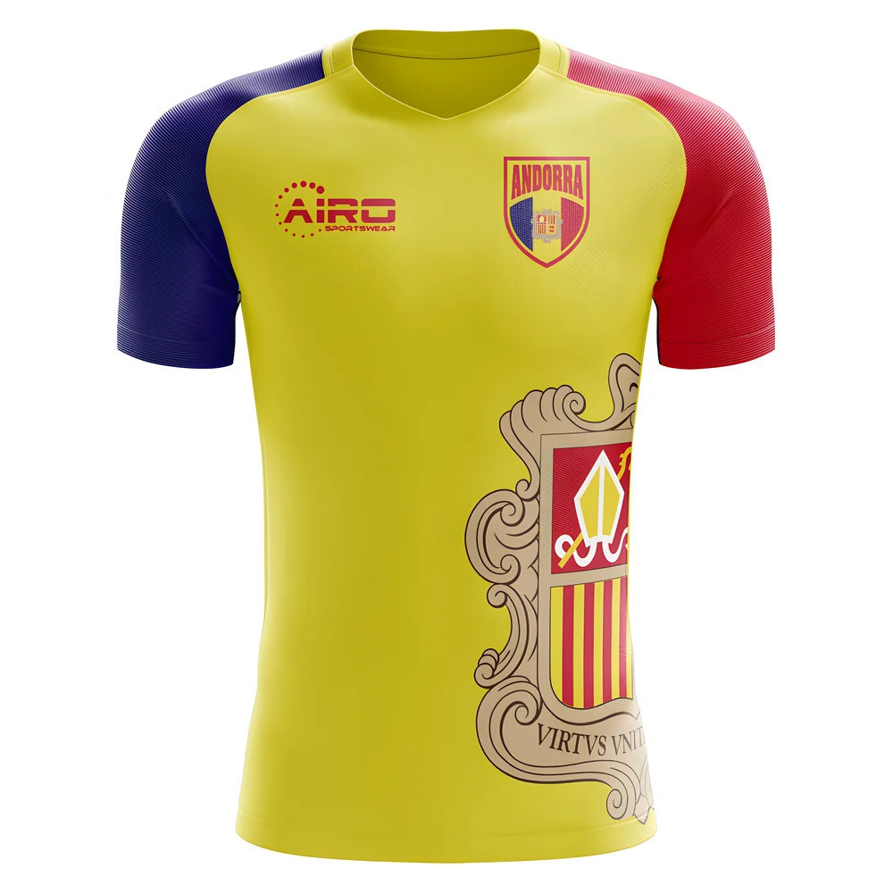 Click to view product details and reviews for 2020 2021 Andorra Home Concept Football Shirt Kids.