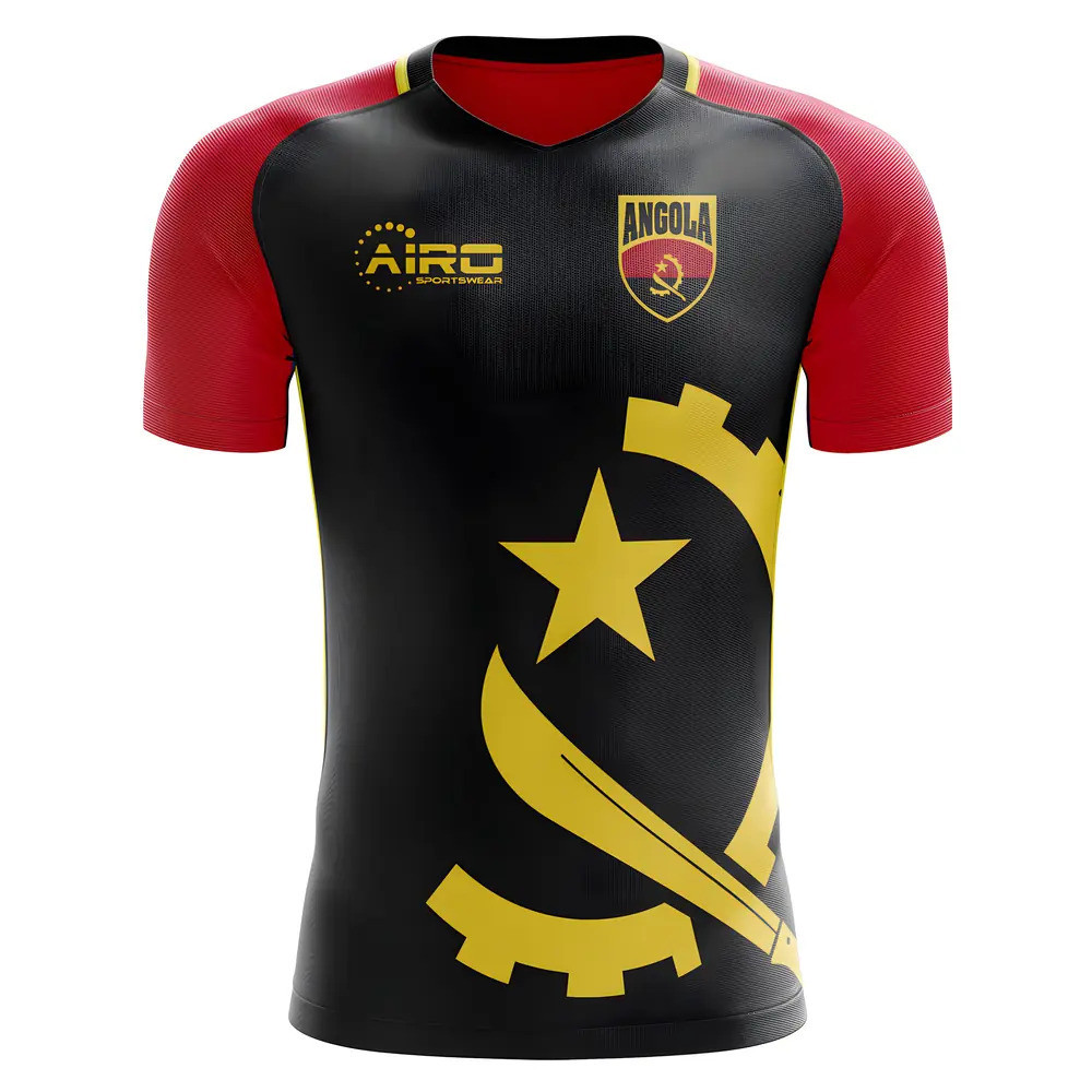 Click to view product details and reviews for 2020 2021 Angola Home Concept Football Shirt Kids.